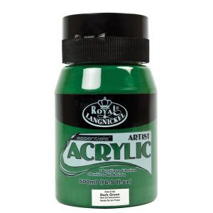 Farba akrylowa R&L 500ml, Zielona ciemna - Dark Green